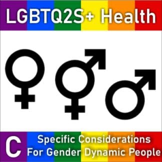 LGBTQ2S+ Health C: Specific Considerations for Gender Dynamic People